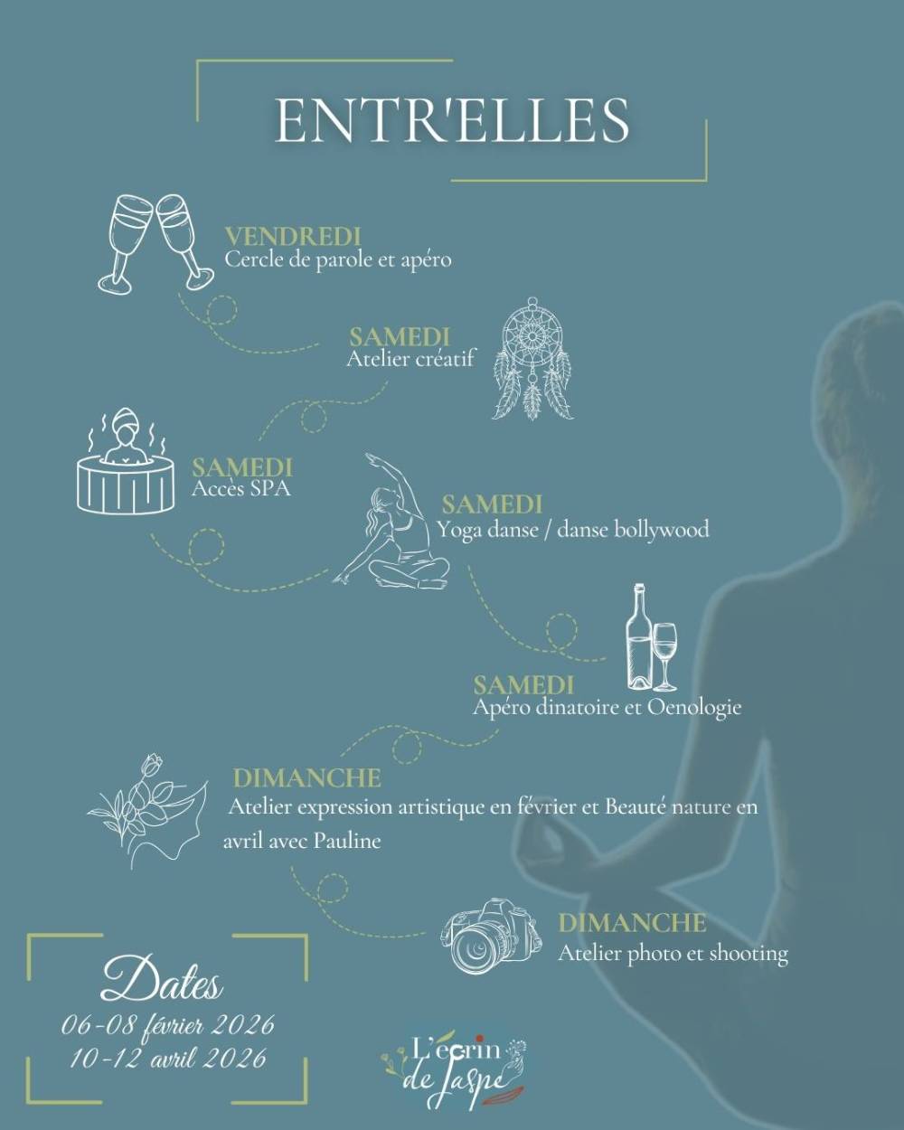 Séjours femme fun et détente : ENTR'ELLES