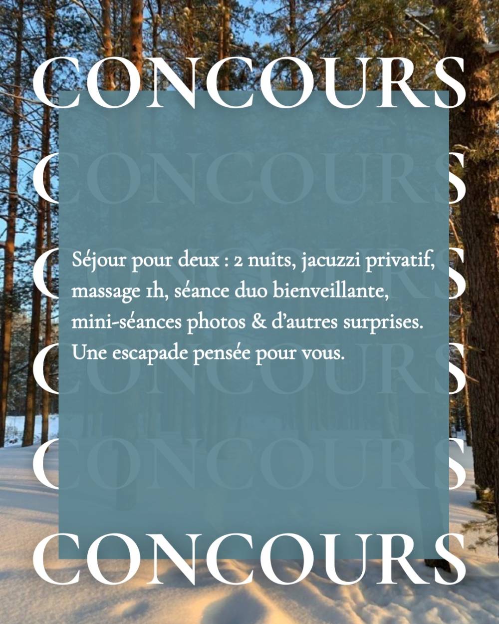 Gagnez un séjour d'une valeur de 400€ !